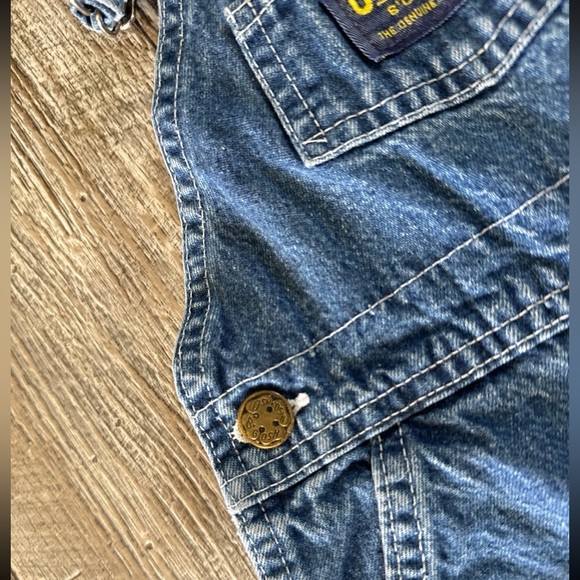 OshKosh B'GOSE, BABYBOY JEAN JUMPSUIT, 18MONTHS - Picture 3 of 7